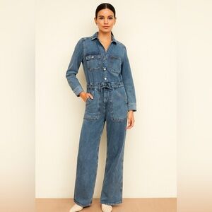Universal Thread Blue Denim Overalls